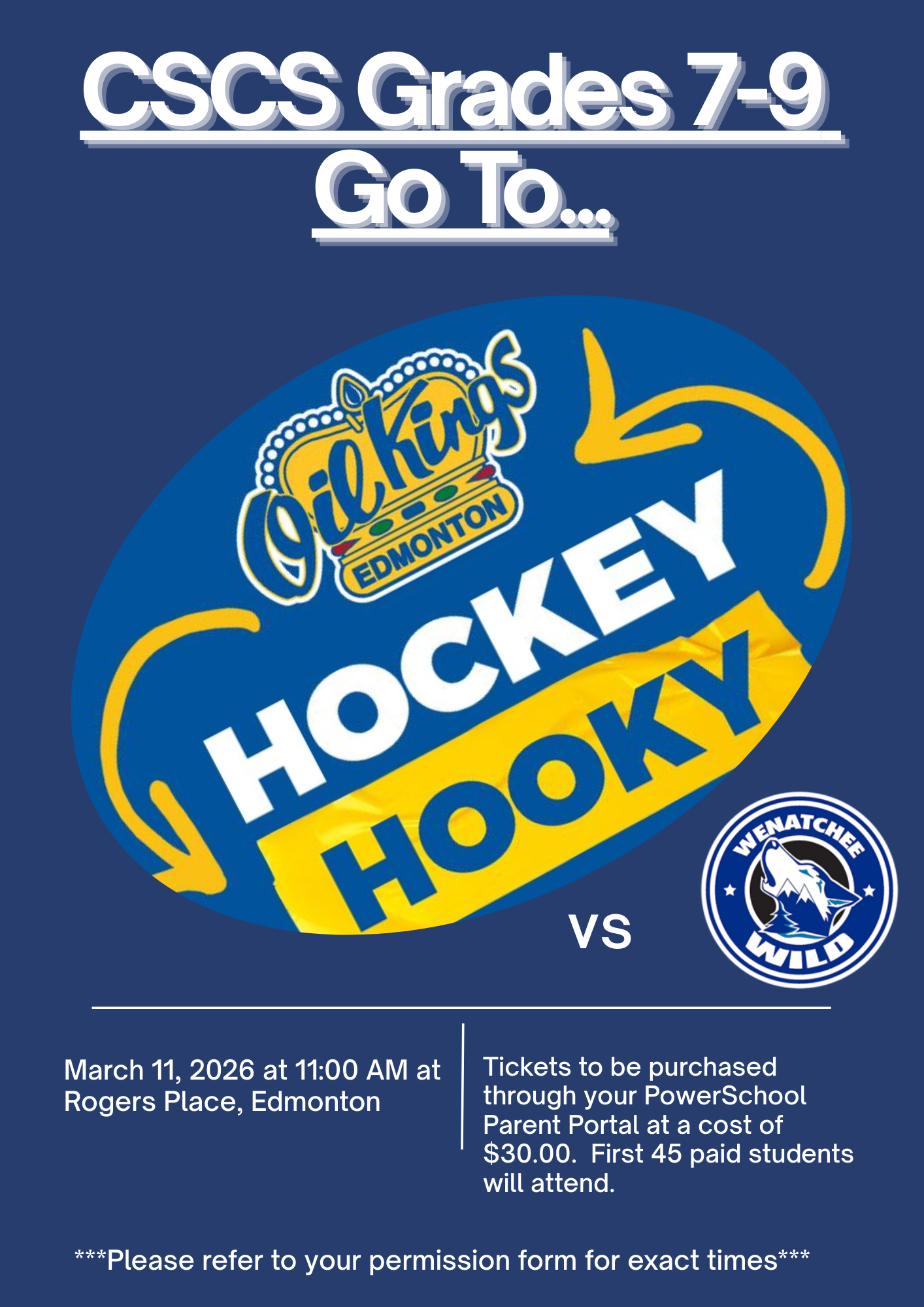 Flyer Oil Kings Hockey Hooky 1 