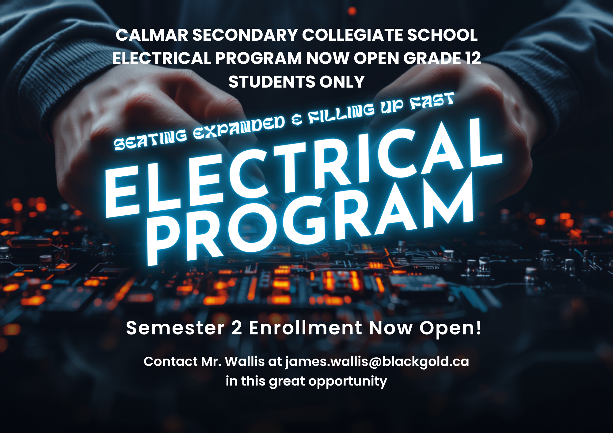 Vibrant Flyer with Industrial Aesthetic (1)